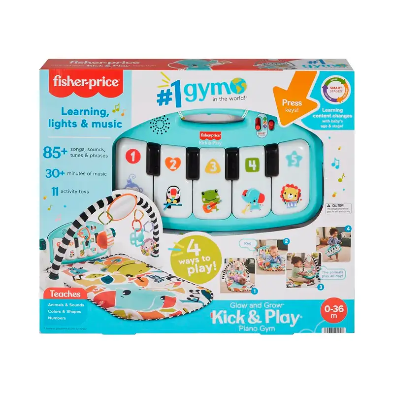 Mattel Fisher Price Hwy50-0 Gimnasio De Actividades Musicales De Piano