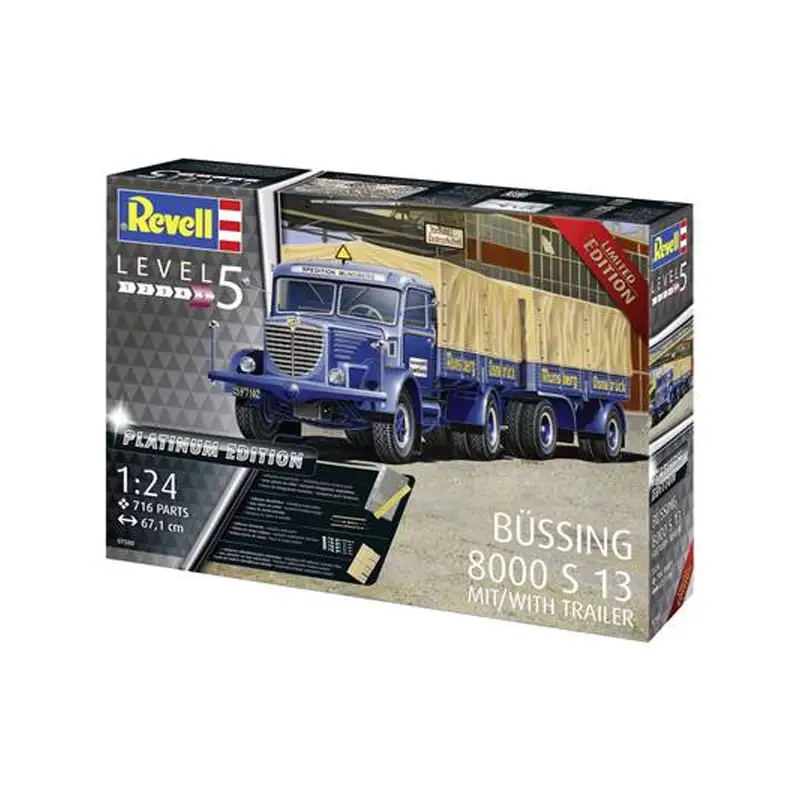 Revell Model 7580 Set Bussing 8000 S13 Edicion Platino