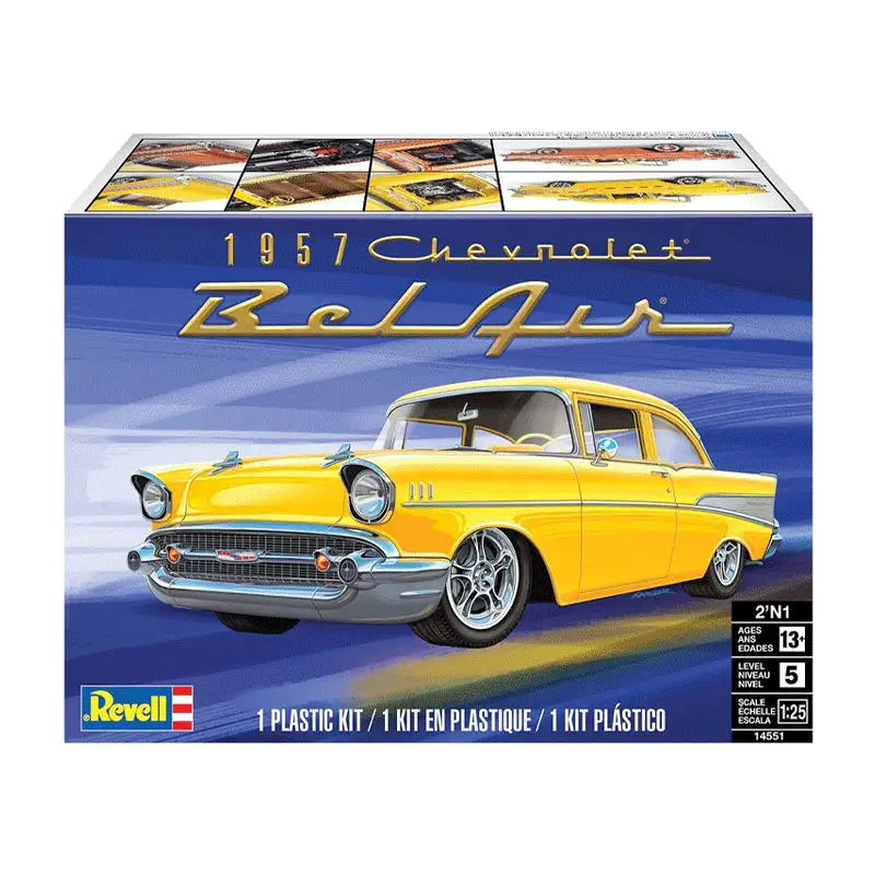 Revell Model 14551 57 Chevy Bel Air Two Door Sedan