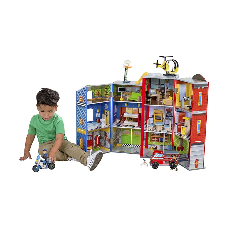 Kidkraft  63239A Set Estación De Bomberos
