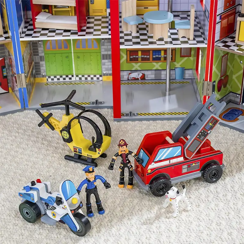Kidkraft  63239A Set Estación De Bomberos