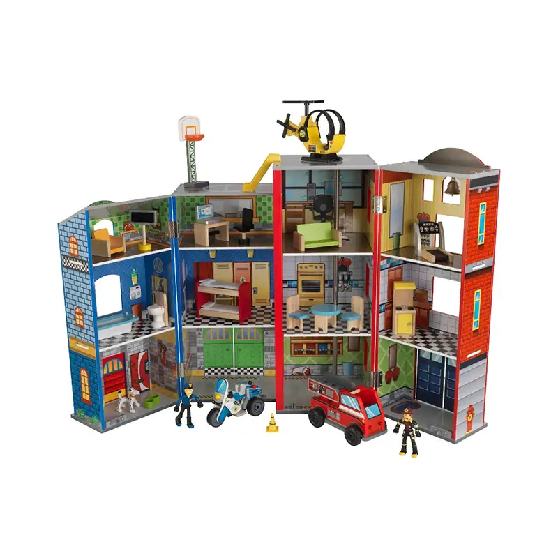 Kidkraft  63239A Set Estación De Bomberos