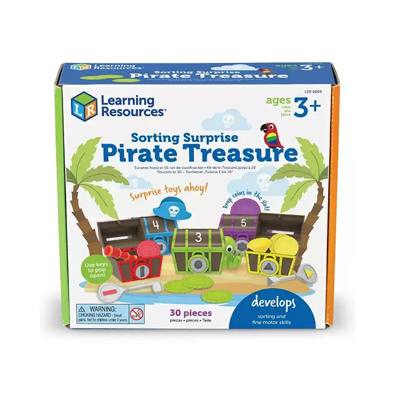 Learning Resources  Ler6808 Set Tesoro Pirata Con Sorpresa
