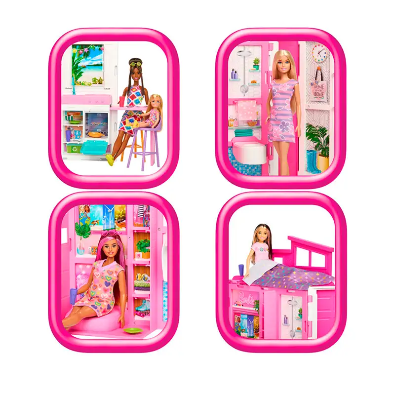 Mattel Barbie  Hrj77 Casa Glam Con Muñeca