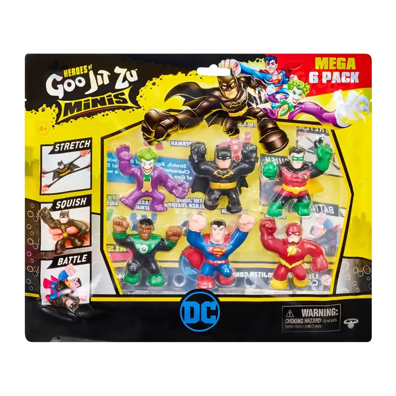Moose Goo Jit Zu 41471 Héroes Dc Minis Mega X 6
