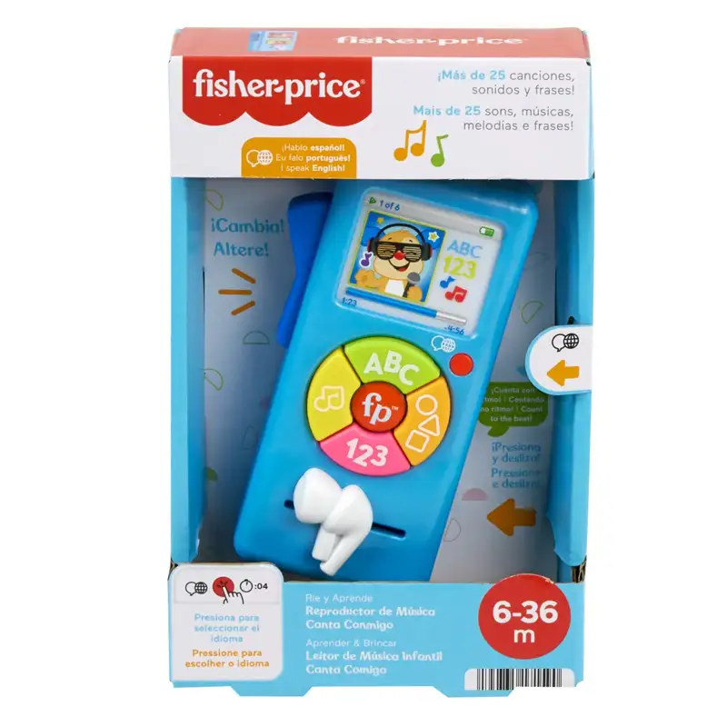 Mattel Fisher Price Hrb40 Reproductor De Música Canta Conmigo