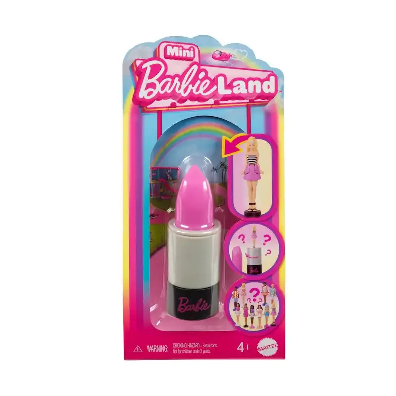 Mattel Barbie Hyf19 Muñeca Barbieland Fashionistas En Tubo De Lapiz Labial Revelación Sorpresa