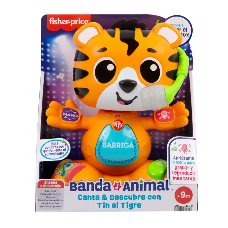 Mattel Fisher Price Hyl12 Tigre Musical Intectivo Con Luces