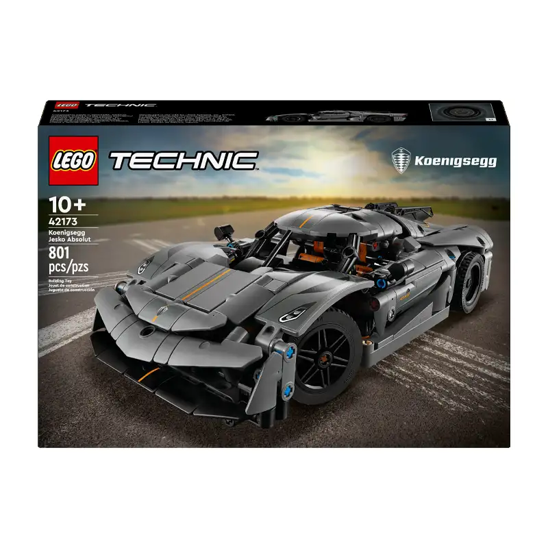 Lego Technic 42173 Hipercoche Koenigsegg Jesko Absolut Grey