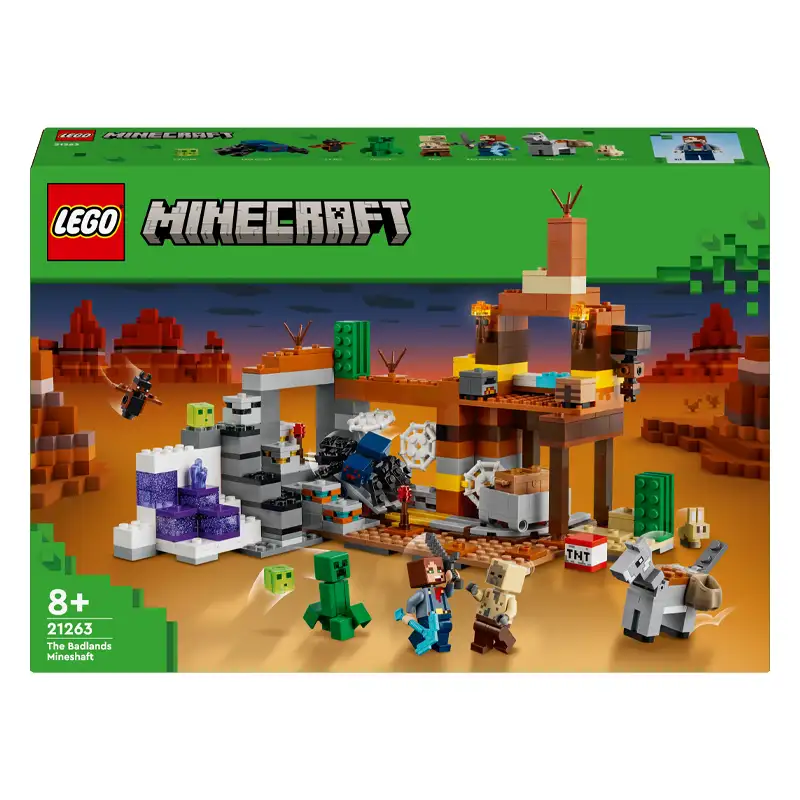 Lego Minecraft 21263 El Pozo Minero De Badlands