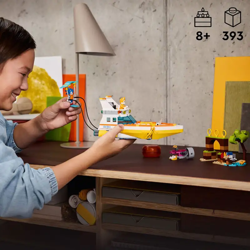 Lego Sonic 76997 El Barco De Aventuras De Tails