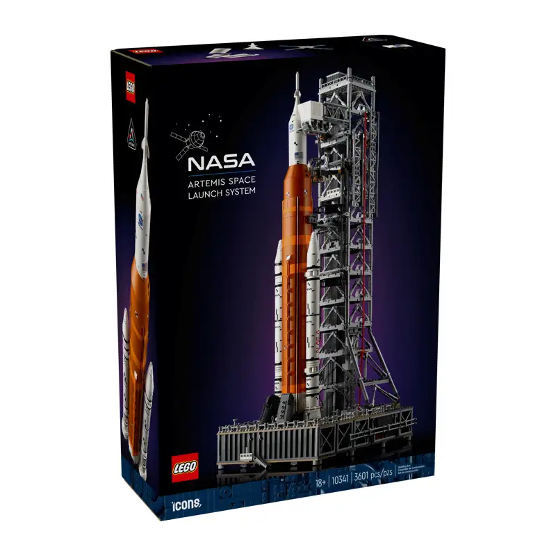 Lego Icons 10341 Nasa Sistema De Lanzamiento Espacial Artemis