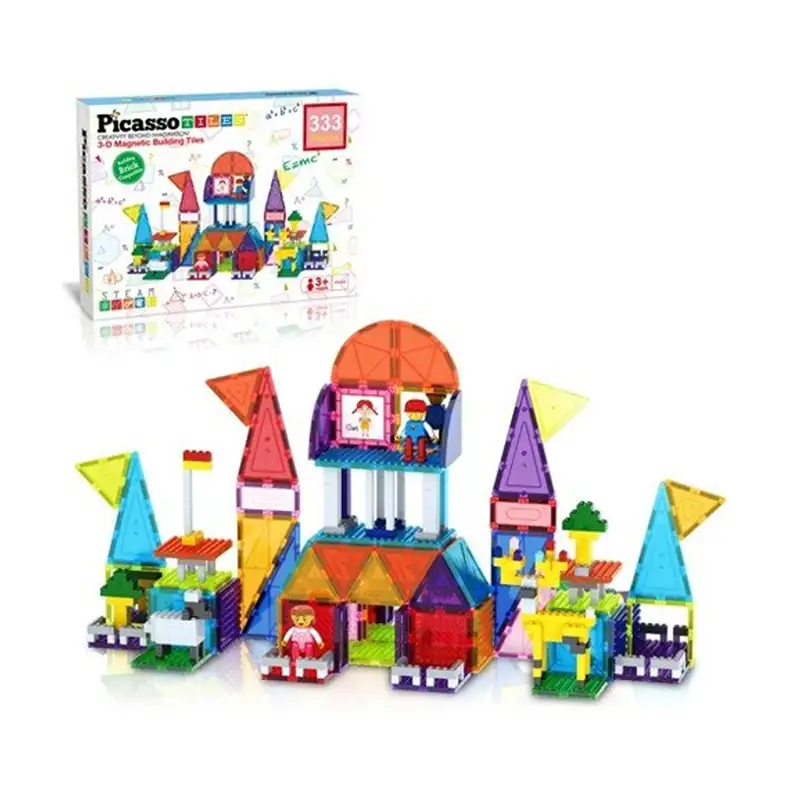 Picasso Magnetic Tiles Ptl333 Juego De Azulejos 333Pcs