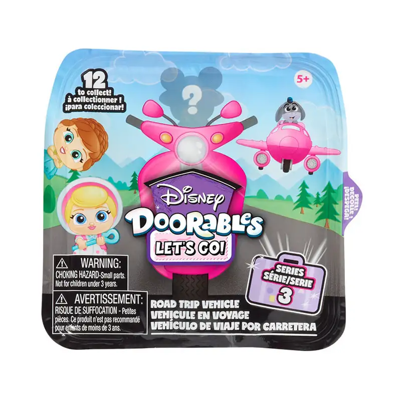 Moose Disney 44798 Doorables Mini Set Vamos Veh’culos Serie 3 Surtido
