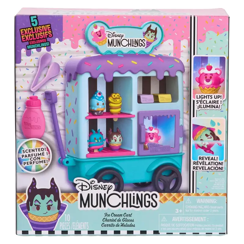 Just Play Munchlings 74612 Set Carrito De Helados Con Olor