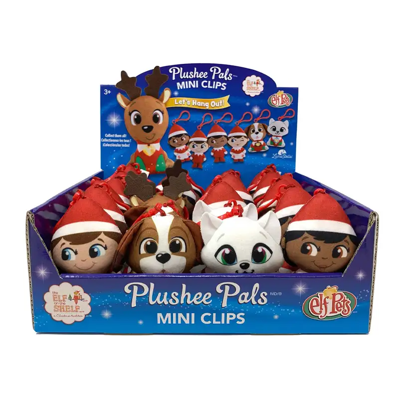 The Elf On The Shelf  Ppminipdq3 Peluches De Amigos - Serie Mini Clips Surtido