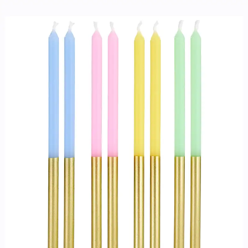 Hallmark  Hm-Vl-Gohb12 Velas Para Cumpleaños 12Pc Gold Hb