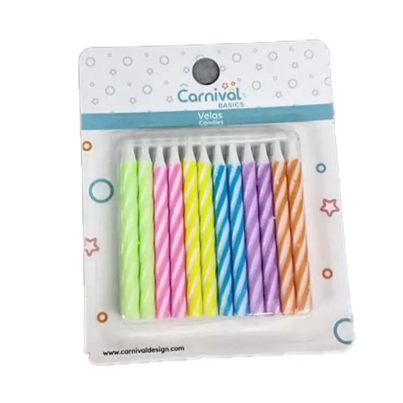 Carnival Ca-Mult-Vl6 Velas Multicolor