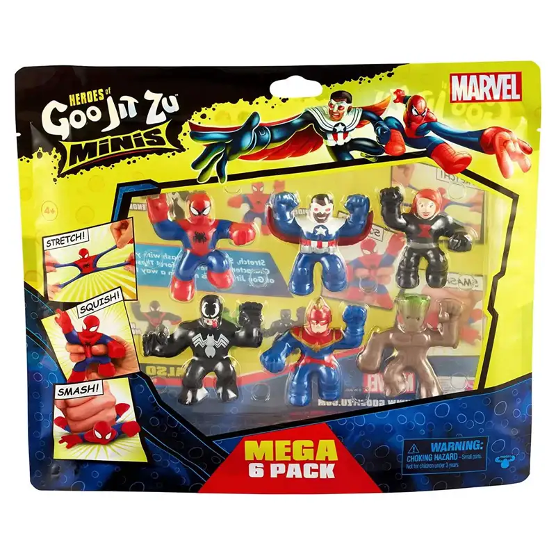 Moose Goo Jit Zu 41472 Marvel Mega Pack Minis X6