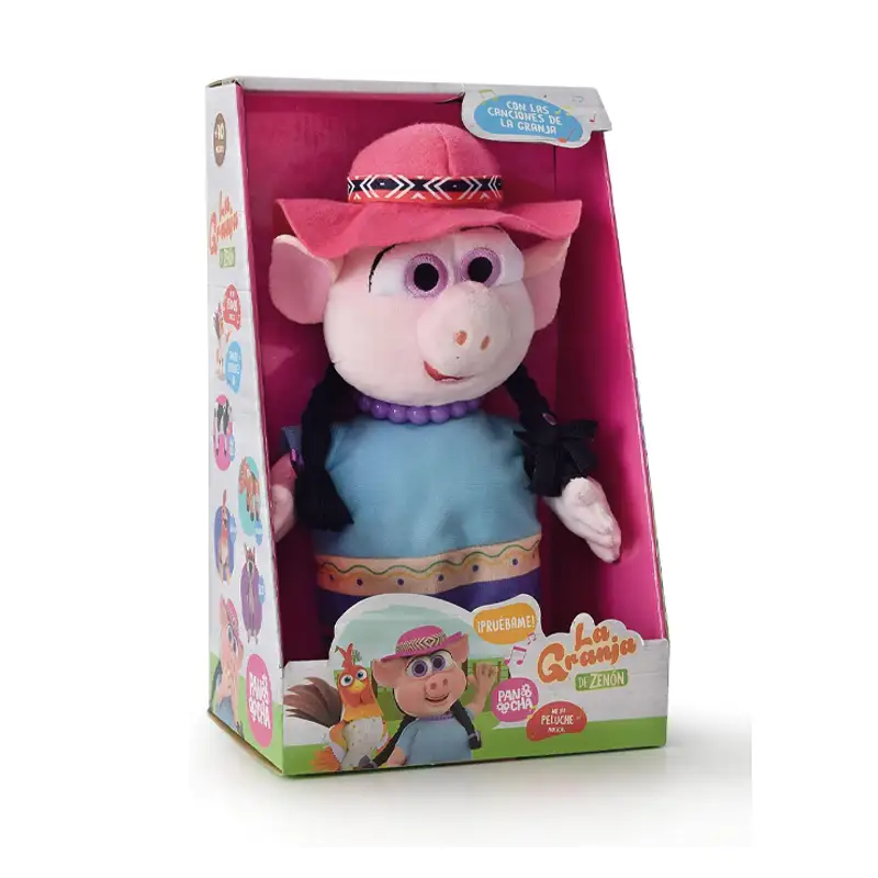 Granja De Zenon  8037Ep Peluche Musical 20 Cm Chancha