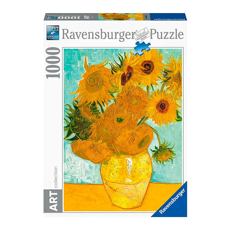 Ravensburger Rompecabezas 12000070 Van Gogh: Girasoles 1000 Piezas