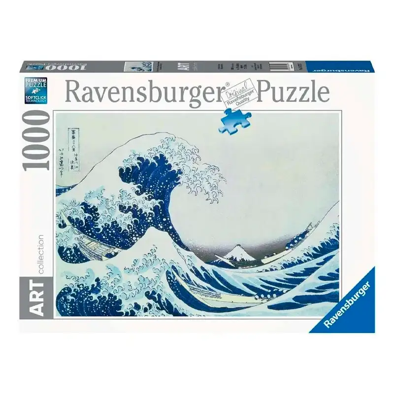 Ravensburger Rompecabezas 12000107 Gran Ola Frente A Kanagawa 1000 Piezas