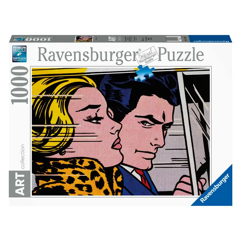 Ravensburger Rompecabezas 12000192 Roy Lichtenstein: En El Vehiculo 1000 Piezas