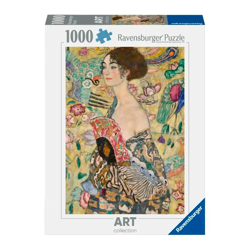Ravensburger Rompecabezas 12001132 Dama Klimt Con Abanico 1000 Piezas