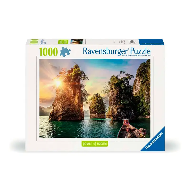 Ravensburger Rompecabezas 12000001 Tres Rocas En Cheow Tailandia 1000 Piezas