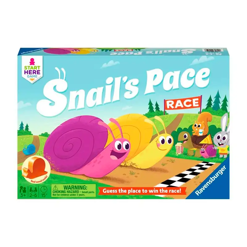 Ravensburger Games 22052 Juego De Mesa Snail'S Pace Race