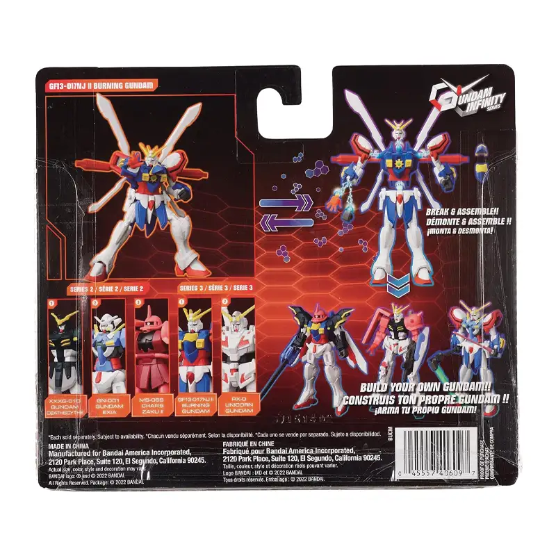 Bandai Namco 40600 Gundam Infinity Serie 6 Surtid