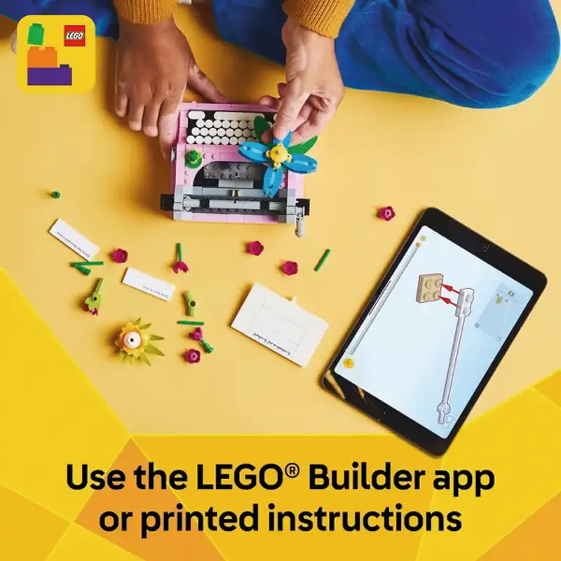 Lego Creator 31169 Maquina De Escribir Con Flores