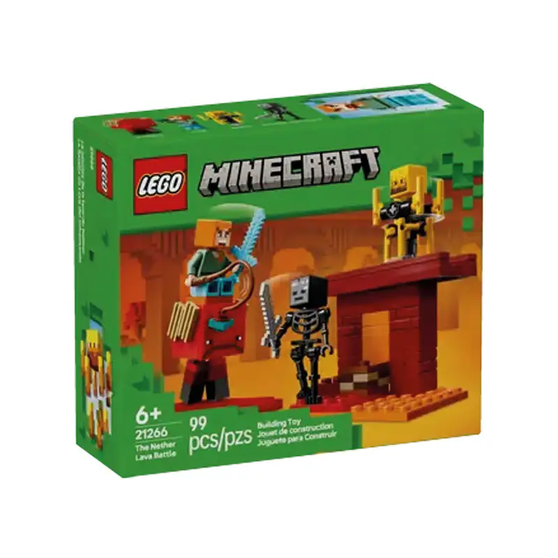 Lego Minecraft 21266 La Batalla De La Lava Del Nether
