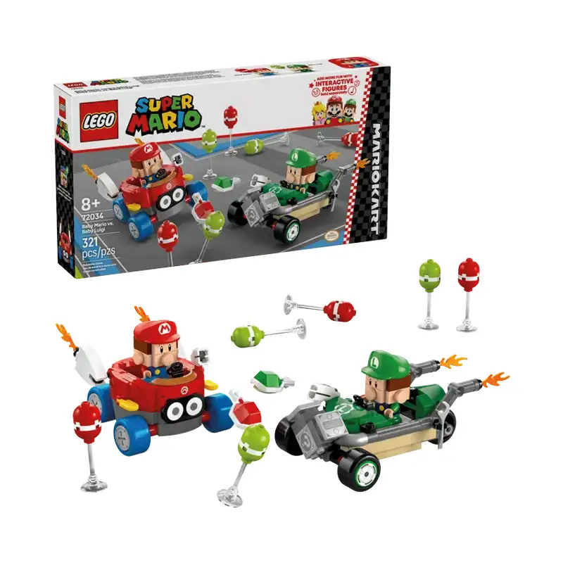 Lego Super Mario Bros 72034  Bebe Mario Contra Bebe Luigi