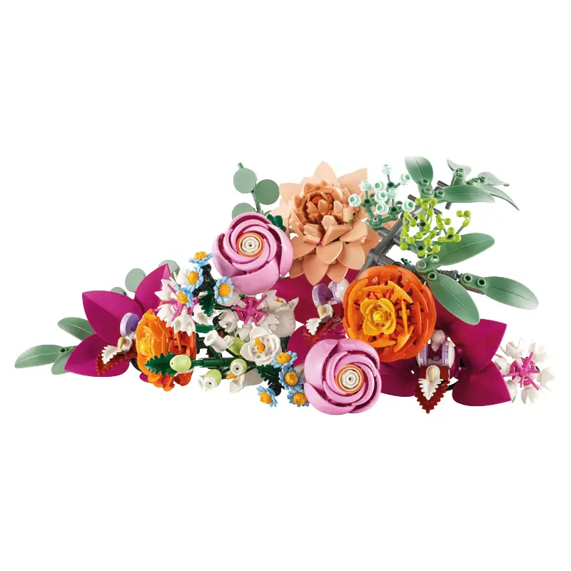 Lego Icons 10342 Ramo De Flores Rosas