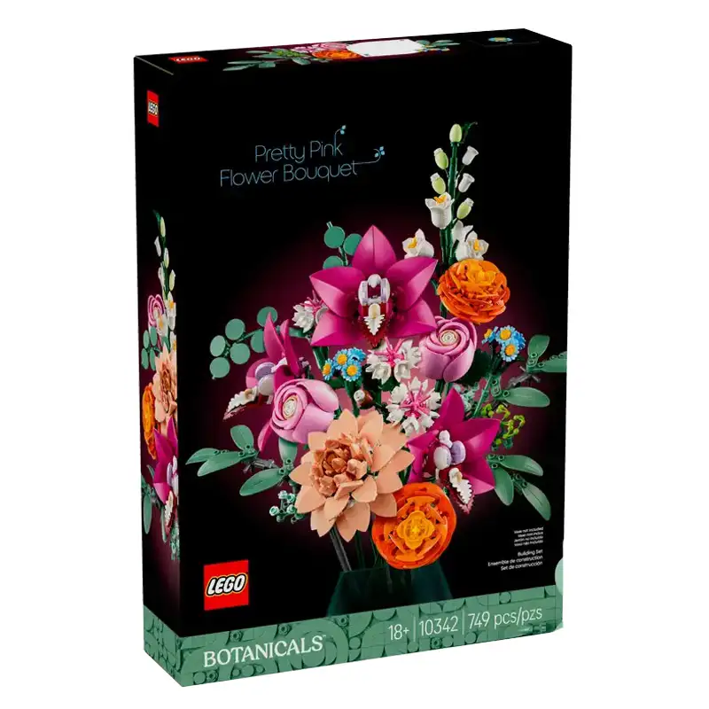 Lego Icons 10342 Ramo De Flores Rosas