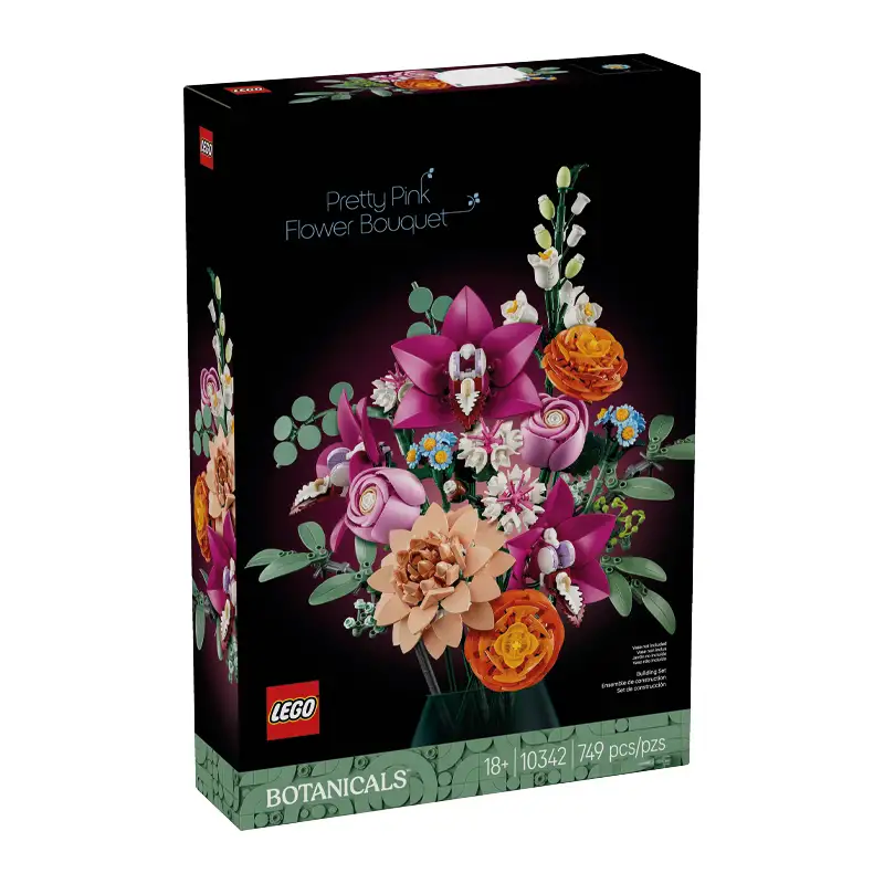 Lego Icons 10342 Ramo De Flores Rosas