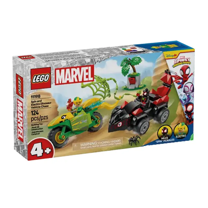 Lego Marvel 11198 Persecución En Vehículo Con Dinosaurio