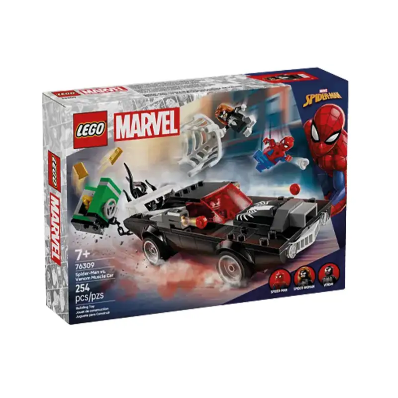 Lego Marvel 76309 Spider-Man Vs Venom Un Auto Deportivo