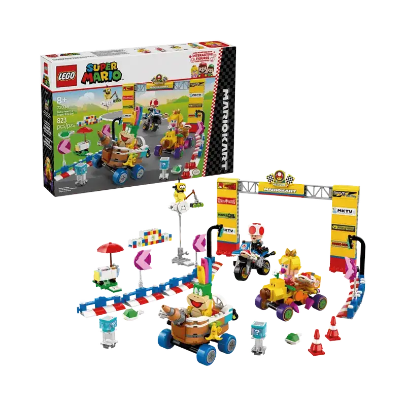 Lego Super Mario Bros 72036 Set De Baby Peach Y Grand Prix