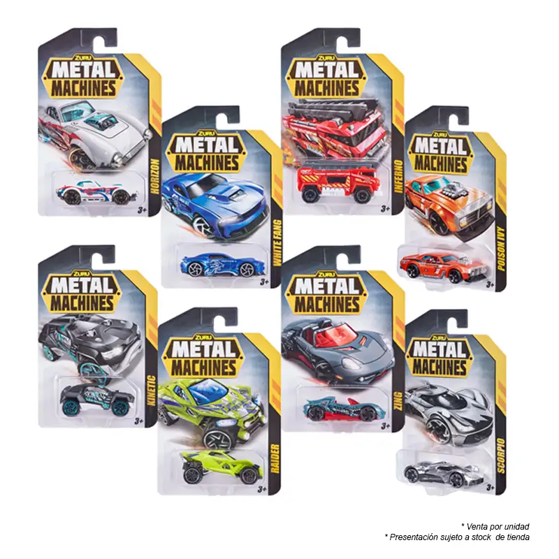 Zuru Metal Machines 6708 Carro Serie 2 Pack Surtido