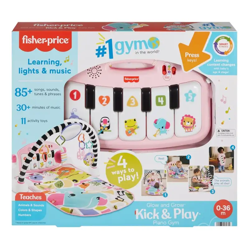 Mattel Fisher Price Hwy60 Gimnasio Con Piano Pataditas Musicales