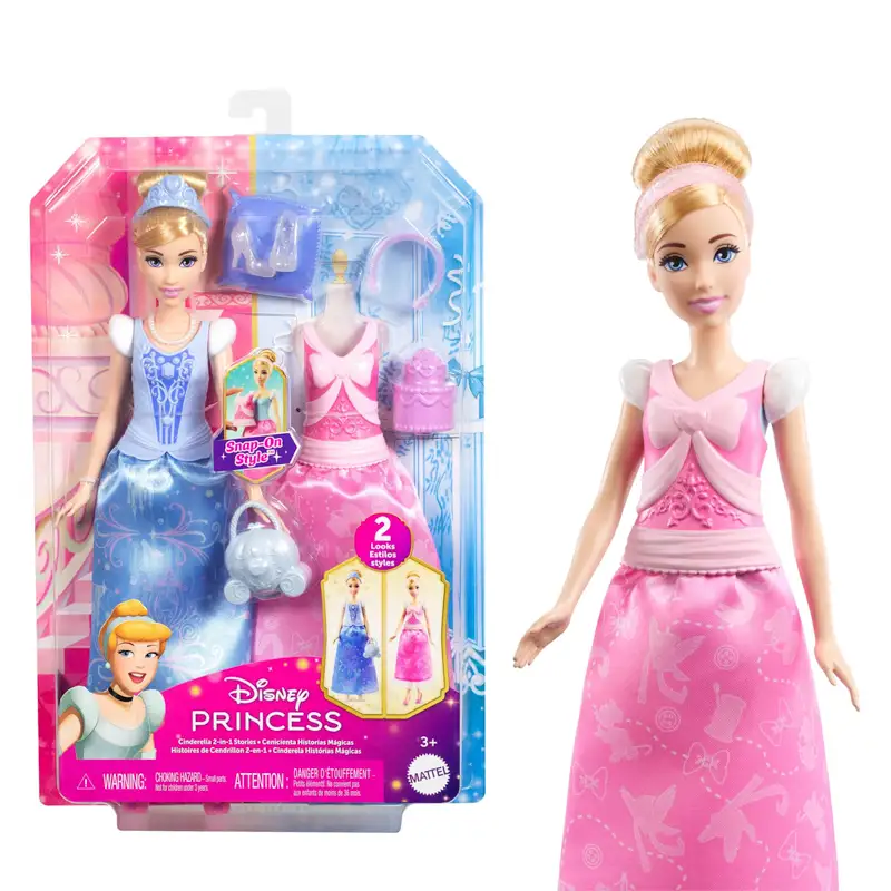Mattel Disney Princesas Jcr95 Muñeca Cenicienta Historias Mágicas
