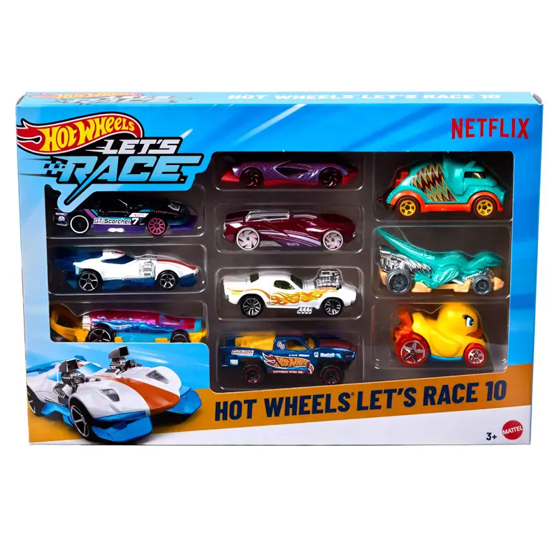 Mattel Hot Wheels Jgn40 Paquete De 10 Vehiculo