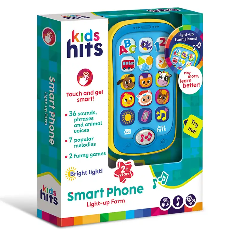 Kids Hits Kh03-001 Telefono Inteligente Con Sonidos De Animales