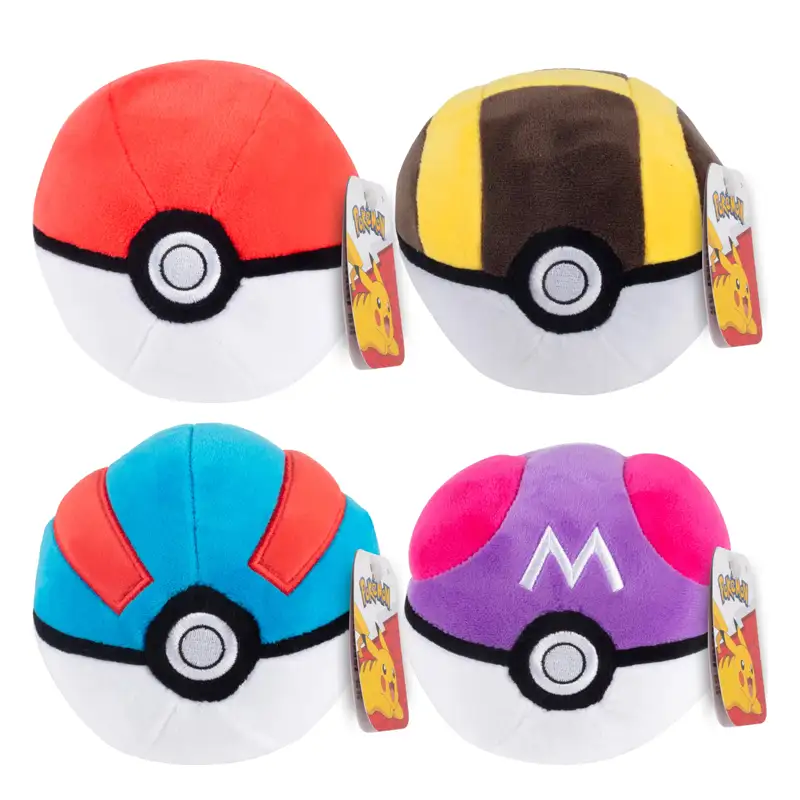 Jazwares Pokémon Pkw3554 Peluche Poké Ball 5 Plg Surtido