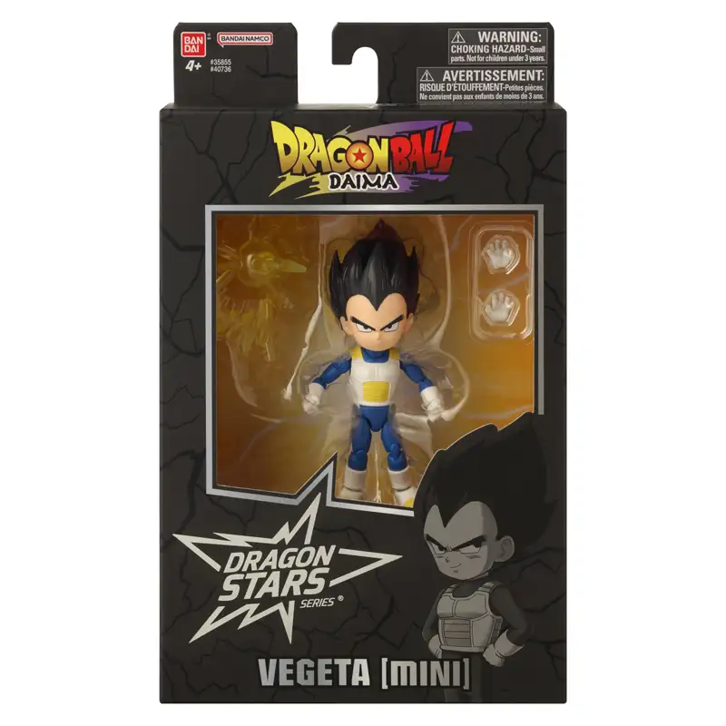 Bandai Namco 40736 Figura De Accion Dragon Ball Vegeta Mini