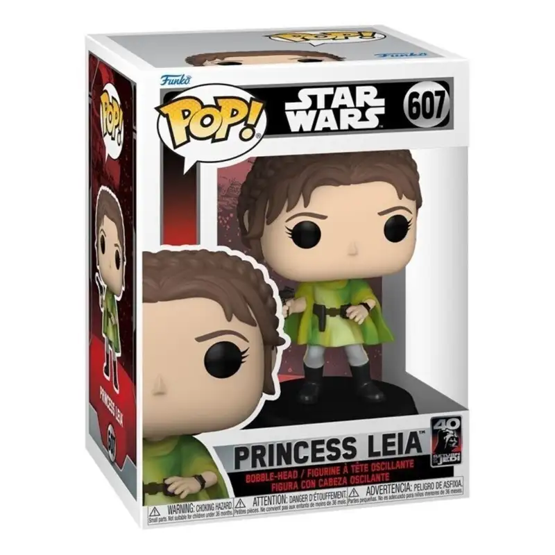 Figura De Accion Funko Pop Star Wars #607 Princesa Leia