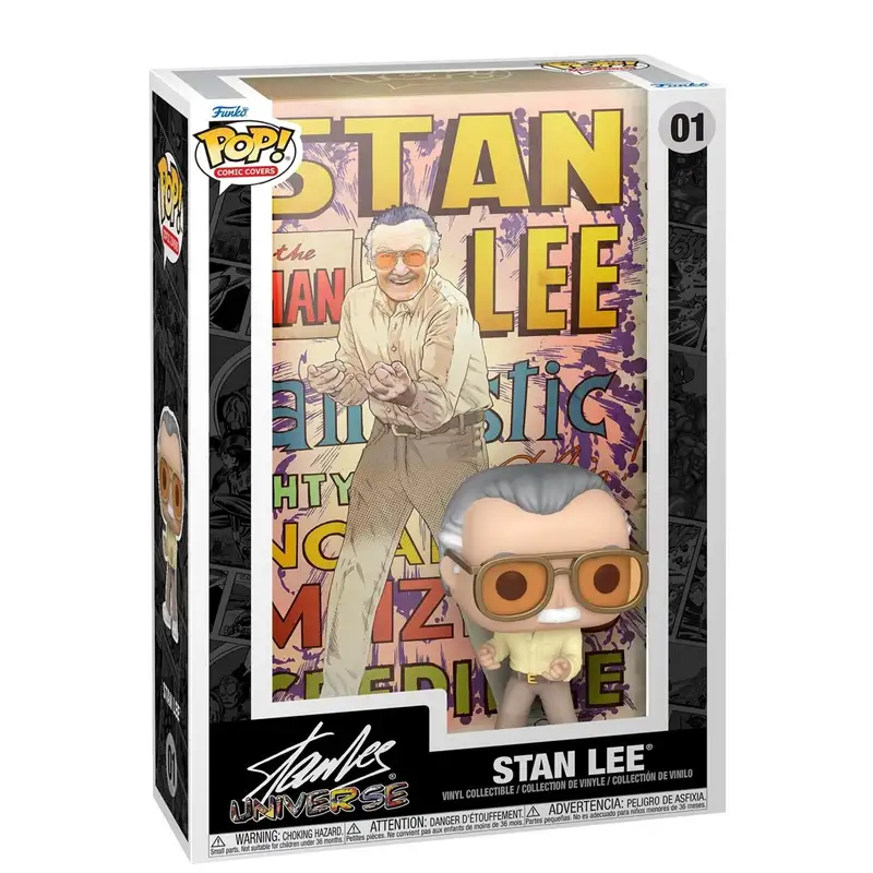 Figura De Accion Funko Pop Comic Cover # 01 Stan Lee