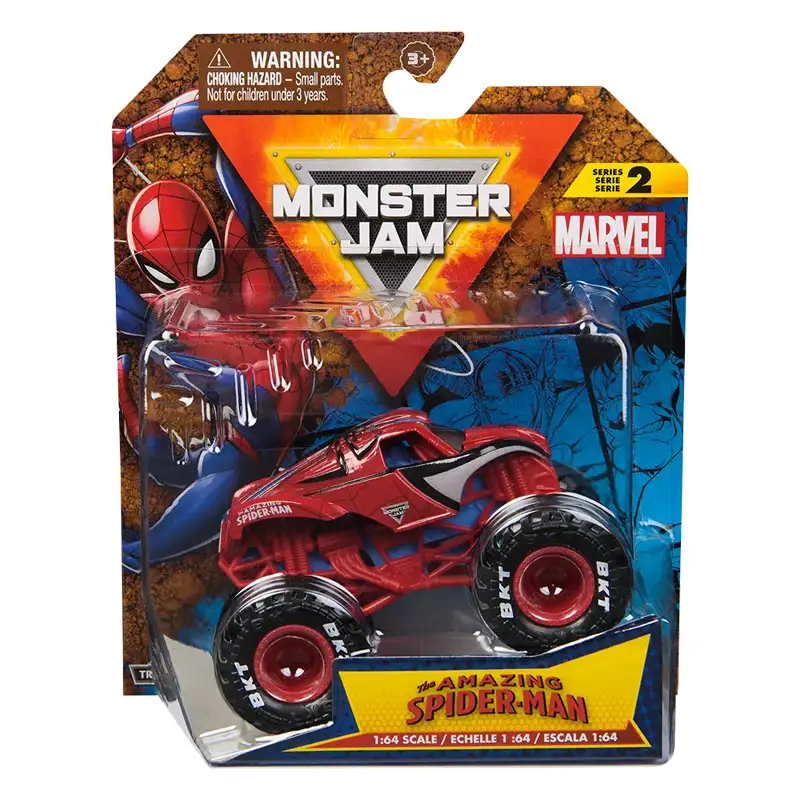 Spin Master Monster Jam 6071945 Vehículo Marvel Spiderman 1:64